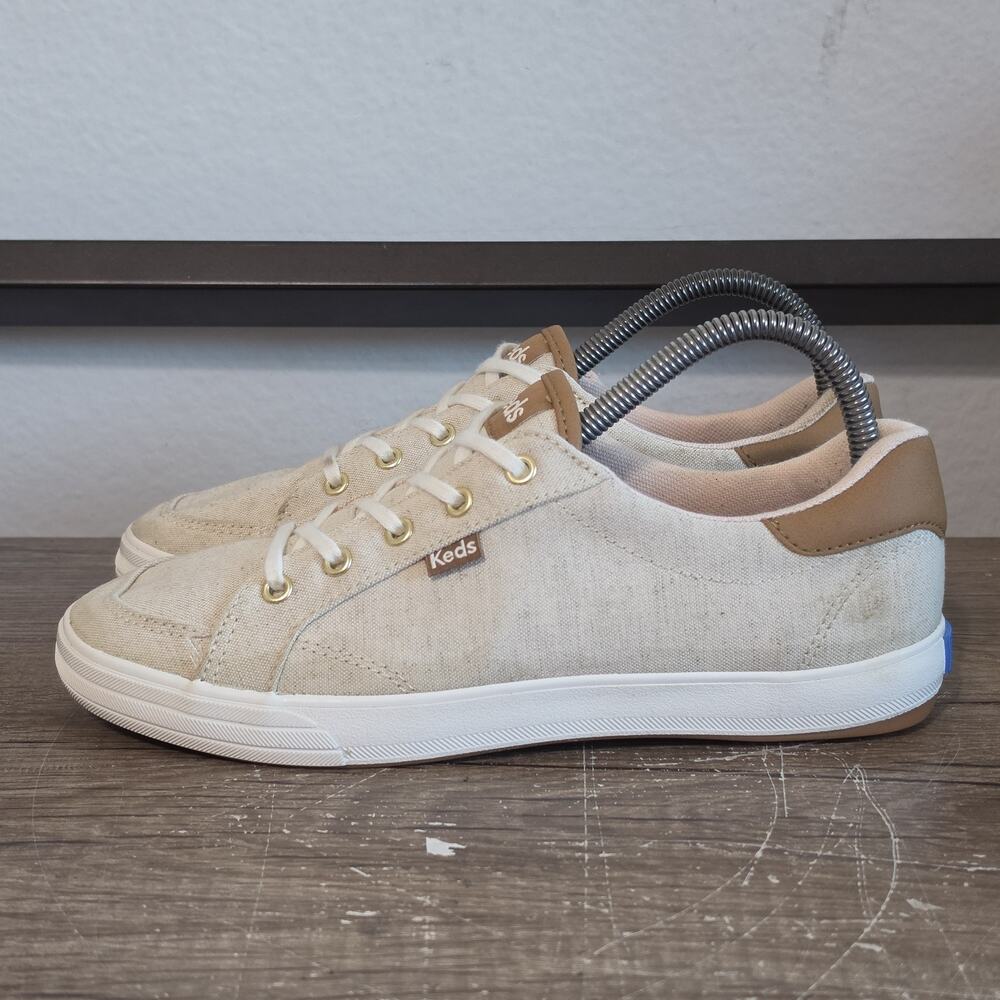 Keds Center III Women's Casual Comfort Shoes Sneakers Size 7.5 Beige